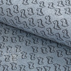 Cord STRETCH Little dino old blue