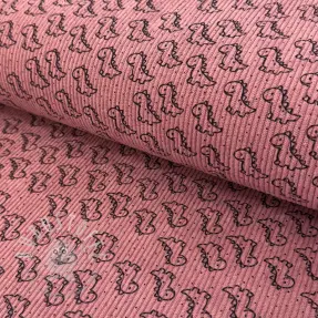 Menčester STRETCH Little dino old pink