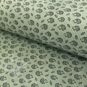 Cord STRETCH Little hedgehog old green