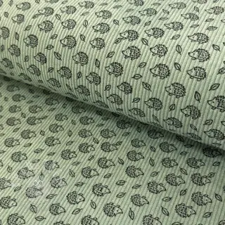 Cord STRETCH Little hedgehog old green