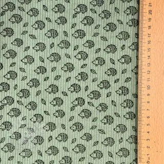 Cord STRETCH Little hedgehog old green