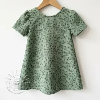 Cord STRETCH Little deer old green