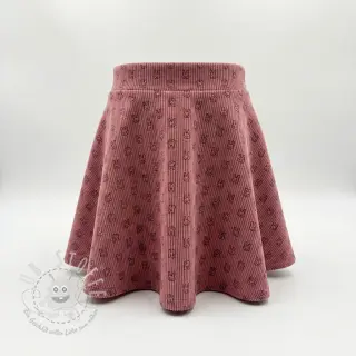 Cord STRETCH Little bunny old pink