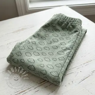 Cord STRETCH Little clouds old green