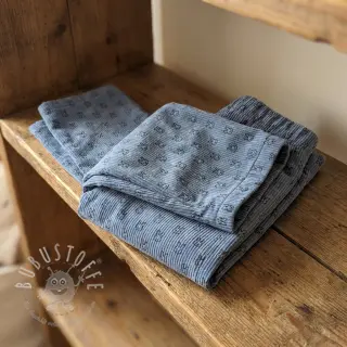 Cord STRETCH Little bunny old blue