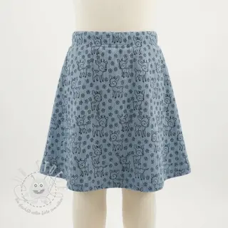 Cord STRETCH Little deer old blue