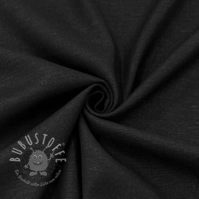 Viskosestoff leinen SPANDEX black