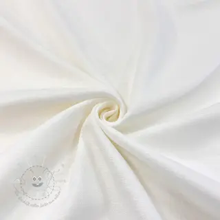 Viskosestoff leinen SPANDEX off white