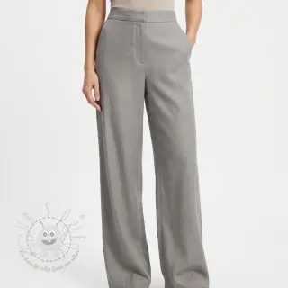 Viskosestoff leinen SPANDEX grey