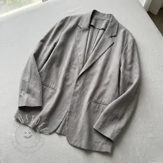 Viskosestoff leinen SPANDEX grey