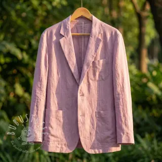 Viskosestoff leinen SPANDEX lilac