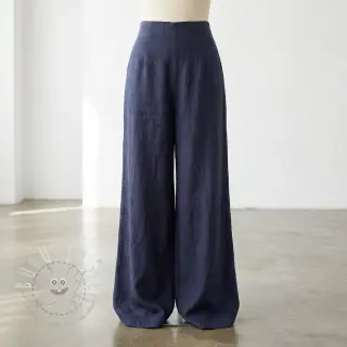 Viskosestoff leinen SPANDEX marine