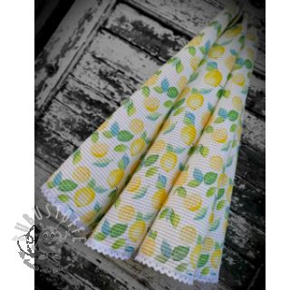 Waffelstoff Lemons digital print