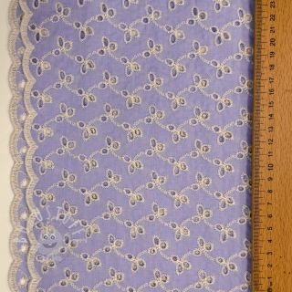 Baumwollstoff EMBROIDERY Rosemary lilac