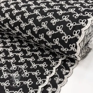 Baumwollstoff EMBROIDERY Rosemary black