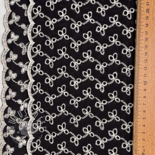 Baumwollstoff EMBROIDERY Rosemary black