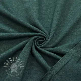 Sweatstoff dark green melange
