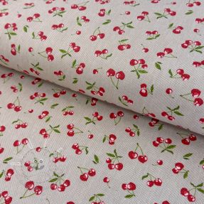 Dekostoff Linenlook Griotte multico