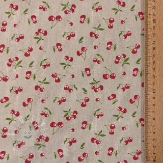 Dekostoff Linenlook Griotte multico