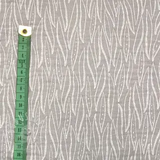 Double gauze/musselin Leaves light grey