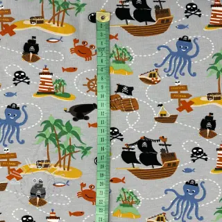 Jersey Pirates island light grey ORGANIC