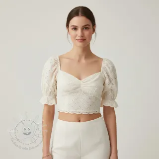 Baumwollstoff EMBROIDERY Rosemary white