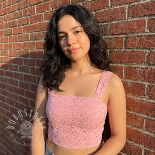 Baumwollstoff EMBROIDERY Rosemary rose