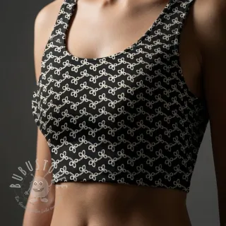 Baumwollstoff EMBROIDERY Rosemary black