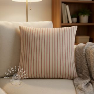 Dekostoff Linenlook Vincennes rouge