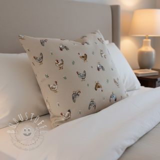 Dekostoff Linenlook Picoti multico