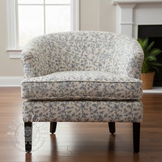 Dekostoff Linenlook Meredith bleu