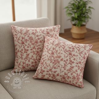 Dekostoff Linenlook Meredith rouge