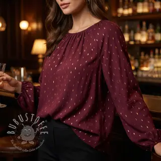 Viskosestoff LUREX burgundy