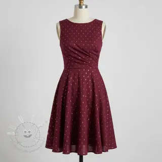 Viskosestoff LUREX burgundy