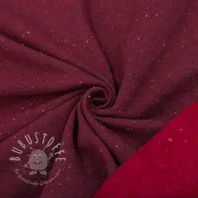 Sweat kuschel COSY burgundy melange