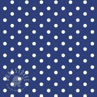 Baumwollstoff Dots cobalt