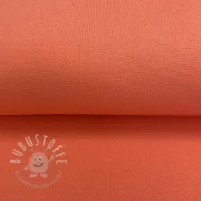 Baumwoll Bündchenstoff glatt rosa ORGANIC