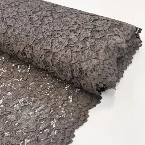 Spitzen Scallop dark grey