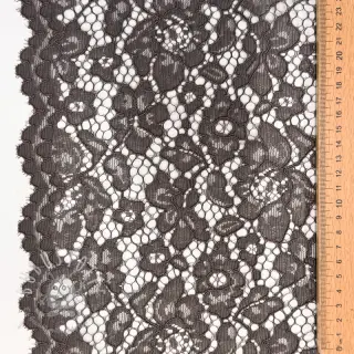 Spitzen Scallop dark grey