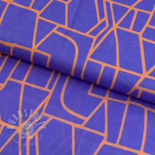 Baumwollstoff VOILE NERIDA HANSEN Town blue