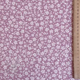 Viskosestoff POPLIN STRETCH Small flowers cherryblossom