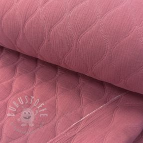 Double gauze/musselin QUILT Wave mauve