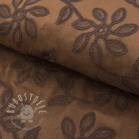 Suede stretch Amalia brown