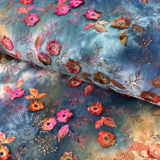 Feincord TIE DYE 21W Catchy design C