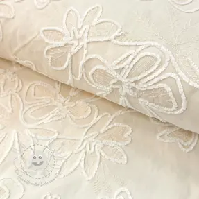 Baumwollstoff EMBROIDERY Chenille Manon design A