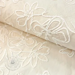 Baumwollstoff EMBROIDERY Chenille Manon design A