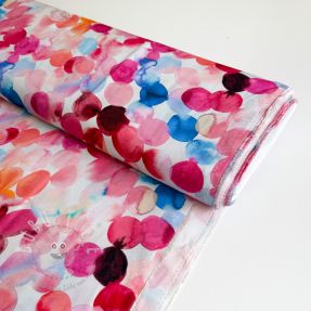 Viskosestoff RAYON POPLIN Bouncy design F