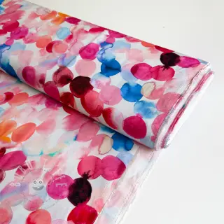 Viskosestoff RAYON POPLIN Bouncy design F
