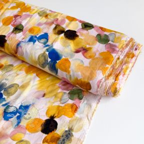 Viskosestoff RAYON POPLIN Bouncy design E