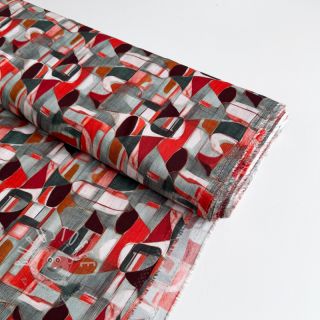 Viskosestoff RAYON POPLIN Leona design C